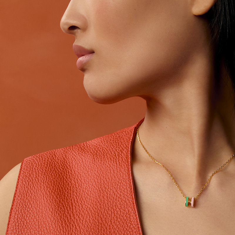 新品 エルメス ミニ・ポップH ロカバール システム ネックレス ピアス